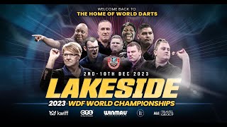 WDF World Darts Championship Live Session 3 [upl. by Ennire868]