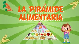 ALIMENTACIÓN SANA LA PIRÁMIDE ALIMENTARIA  Videos Educativos para niños [upl. by Dietz]