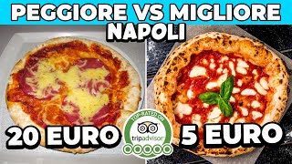 PEGGIORE VS MIGLIOR PIZZA DI NAPOLI [upl. by Kruger]