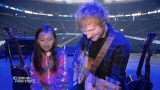 Ed Sheeran überrascht Tiara aus Deutschland nach NYC [upl. by Yehudi224]