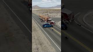 Realistic Highway Car Crashes 07  Beamng drive [upl. by Rosenberger10]