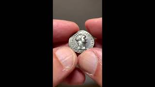 Domitian RIC 790 Date 9596 AD Silver Denarius Rome MINERVA [upl. by Sillek167]