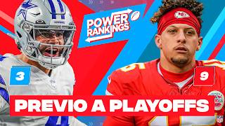 POWER RANKINGS de Playoffs NFL ¿Qué equipo llegará al Super Bowl LVIII  Locos por la NFL [upl. by Eseenaj]