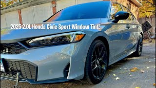 2025 20L Honda Civic Sport Window Tint [upl. by Enna]