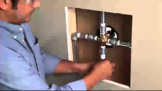 Installing A OneHandle PosiTemp® Shower Valve IPS to IPS [upl. by Elrebmik101]