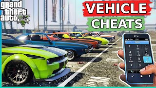 GTA 5  PHONE CHEATS and CHEAT CODES  VEHICLES Working In 2024 [upl. by Doyle568]