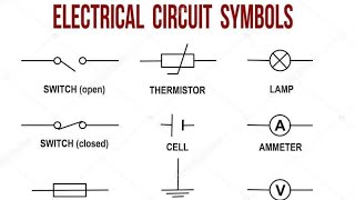 134 electricial circuit symbol electriciantheory electrician iti ititheory ELECTRICIAN symbol [upl. by Annehs]