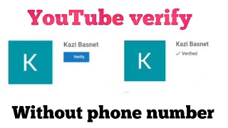 How to create and verify a YouTube account without phone number [upl. by Aneehsal]