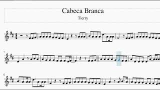 Cabeça branca playback com partitura para flauta transversal [upl. by Ailsun132]