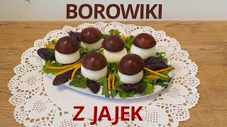 Borowiki z jajek  jajka faszerowane  agatabodkuchni [upl. by Keane]