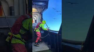 Alaskan crab fishermen battle the fierce Alaskan ocean storm abandonedship shipwrecked alaska [upl. by Magnum341]