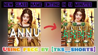 New Glass Font Name Editing In 13 Minutes tksshorts howtoaddfontsinpicsart picsartfontediting [upl. by Rosabelle]