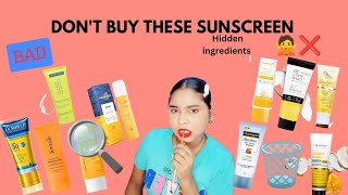 THE DARK TRUTH OF POPULAR SUNSCREEN ❌✅ watch this before buying any sunscreen [upl. by Ahsinej]