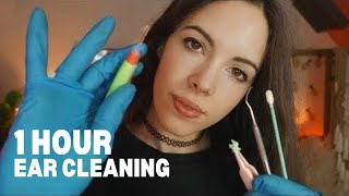 ASMR  1 Hour Of Intense Ear Cleaning 👂asmr for workstudying [upl. by Aneehc539]