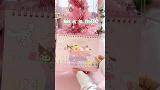 Sanrio Calendar 2024 kawaii sanrio newyear shorts [upl. by Ycaj507]