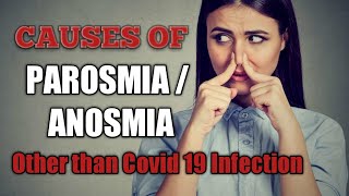 PAROSMIA amp ANOSMIA  MAJOR CAUSES OTHER THAN COVID 19 INFECTION  Explained by Dr Shivam [upl. by Willabella]