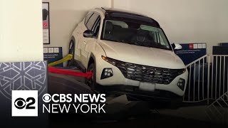 Thousands in damages after SUV slams into store in Westchester County [upl. by Adnileb]