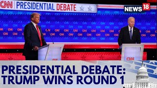 US Presidential Debate  He Is A Manchurian Candidate Trumps China Jibe At Biden In First  N18G [upl. by Elizabet]