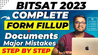 BITSAT 2023 Application Form 🔥  🔴 Live Step by Step  BITSAT 2023  BITSAT form fill up 2023 [upl. by Tireb]