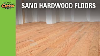 Howto Sand amp Stain Hardwood Floors [upl. by Nettie117]