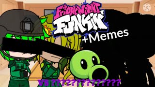 PVZ REACCIONAN A PLANTAS VS RAPPERS Friday Night Funky VS PvZ memes 1 [upl. by Manouch]