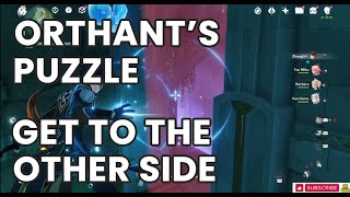 Genshin Impact Solve the Orthants Puzzle  Get to the other side of red barrier [upl. by Idnahk736]