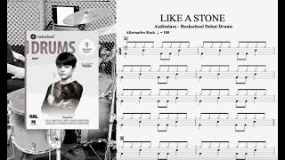 Like A Stone  Rockschool Debut Drums 2024 [upl. by Yatnohs]