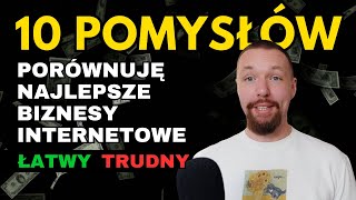 Biznes Online 2024  10 Pomysłów na Biznes w Internecie  Zarabianie z domu  Pomysł na biznes 2024 [upl. by Anomas]