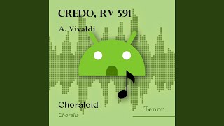 Credo RV 591 Et incarnatus est Voice with metronome [upl. by Wivinah]