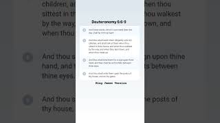 Deuteronomy 669 📖💡 [upl. by Kcirdled]