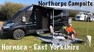 Northorpe Campsite Hornsea Near Bridlington East Yorkshire In Our Elddis CV20 Campervan April 2021 [upl. by Eitsirk139]