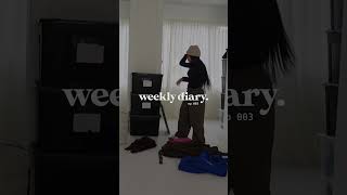 weekly diary ep 003 — tonight 🤍 [upl. by Anasiul]