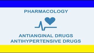 Pharmacology Lecture 12 English DRUGS ACTING ON CVS ANTIANGINAL AND ANTIHYPERTENSIVE in details [upl. by Birkle402]