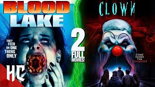 Blood Lake  Clown  2 Full Movies  Slasher Horror Double Feature  Halloween Horror Movie [upl. by Tsui]