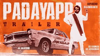 Padayappa  Trailer Tamil  Rajinikanth Sivaji  KS Ravi Kumar  A R Rahman  HB Creations [upl. by Nnylaj]