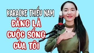 ĐẢNG LÀ CUỘC SỐNG CỦA TÔI Nguyễn Đức Toàn THIẾU GIỌNG NAM MINH TÁNH KARAOKE [upl. by Kendre]