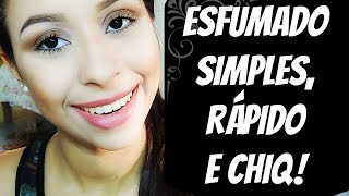 Esfumado Simples Rápido E Chic  Por Jéssica Zara [upl. by Luas191]