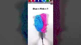 Guess the mixed color slime edition slime mixing mixingthings asmr asmrslime slimemixing [upl. by Sloatman]