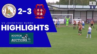 HIGHLIGHTS Kilwinning Rangers 23 Johnstone Burgh [upl. by Huppert627]