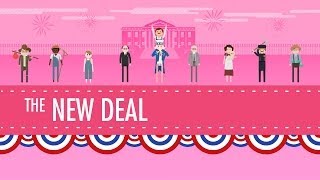 The New Deal Crash Course US History 34 [upl. by Valli174]