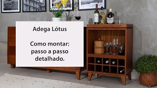 Renove a decoração da sua casa e ainda organize seus exemplares de vinho com a Adega Lótus [upl. by Siberson]