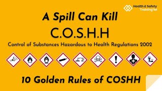 COSHH  The 10 Golden Rules [upl. by Shuping]