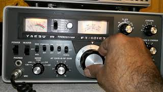 Yaesu FT101EX HF Transceiver  A blast from the Past  A Hybrid High Frequency SSB Transceiver [upl. by Flagler381]