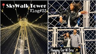 SkyWalk Tower Kathmandu  Exploring Durbar Marg Area W Broz  Vlog33  Oviya Bhandari [upl. by Beaulieu]