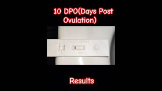 10 dpo Pregnancy test faint line ttc pregnant [upl. by Teeniv]