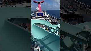 Carnival Liberty Waterslide ASMR carnival carnivalcruise carnivalliberty [upl. by Aveline]