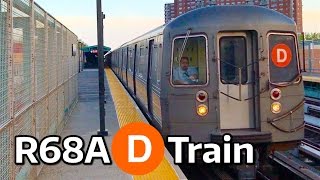 ⁴ᴷ R68A D Train Action [upl. by Eseyt]