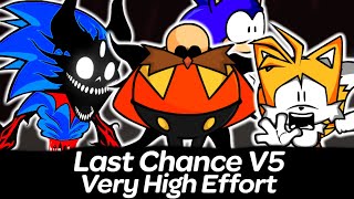 Last Chance V5 Very High Effort with Ending  Friday Night Funkin [upl. by Ynffit]