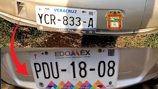 COMO CAMBIAR PLACAS DE OTRA ENTIDAD AL ESTADO DE MÉXICO  TUTORIAL [upl. by Caylor]