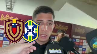 Reacción De Jeferson Savarino Post Partido Venezuela vs Brasil Tras Empatar de Local [upl. by Saltzman114]